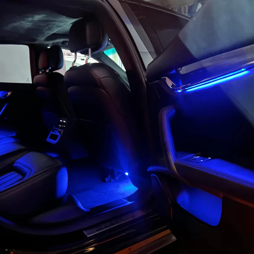 22-in-1 Car Ambient LED Kit | Full RGB Interior Lighting System with Smart Controller