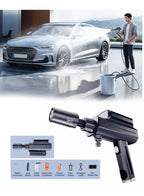 Silent Foldable Cordless Pressure Washer | 5-in-1 Multi-Function Nozzle with High-Pressure Jet | Ideal for Car Wash, Bike, Patio & Watering Garden